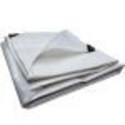 Tarps Now 8 ft x 20 ft Super Heavy Duty 12 Mil Tarp, White, Reinforced Polyethylene CSPSDW-0820